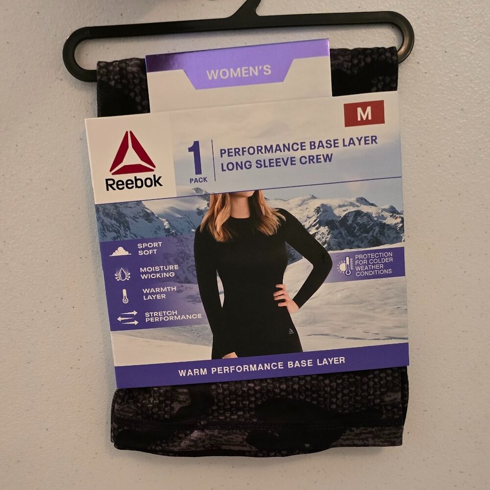 NWT Women's Reebox Performance Long Sleeve Crew Size M